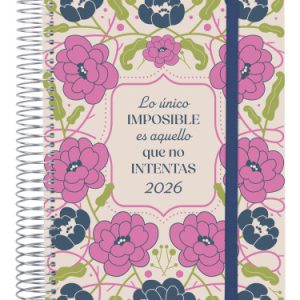 AGENDA 2026 TRENDY DESIGN E10 155X212MM DIA PAGINA IMPOSIBLE FINOCAM 742312526