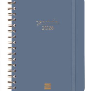AGENDA 2026 TRENDY ALMA E10 155X212MM SEMANA VISTA HORIZONTAL AZUL FINOCAM 762020426