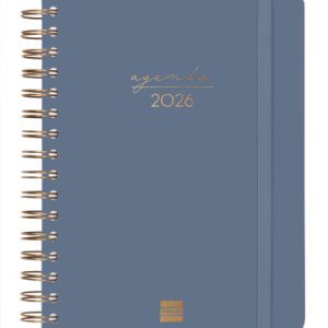 AGENDA 2026 TRENDY ALMA E10 155X212MM DIA PAGINA AZUL FINOCAM 762040426