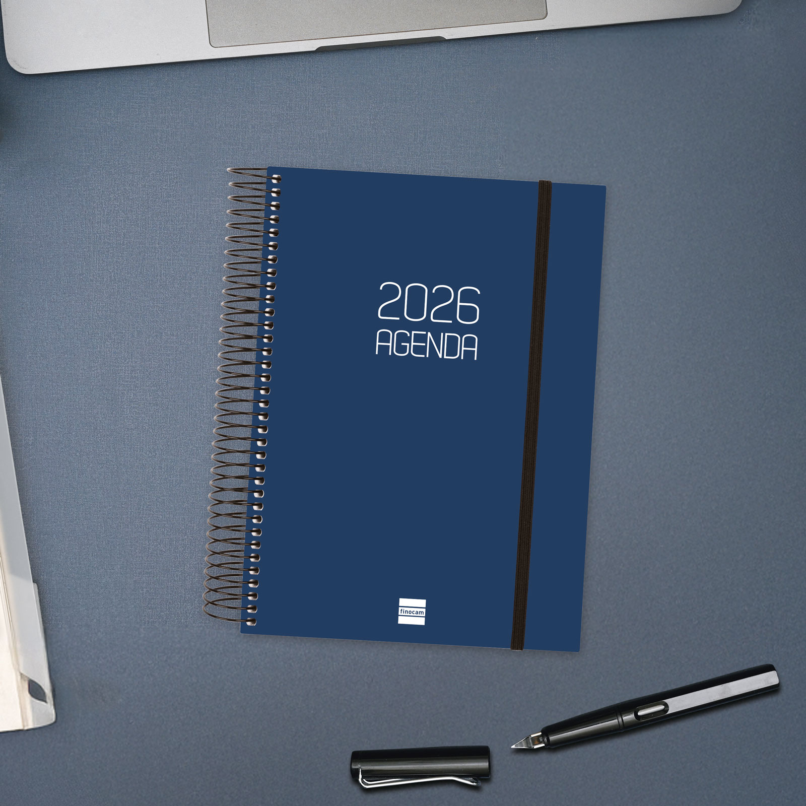 AGENDA 2026 BASIC OPAQUE E10 155X212MM DIA PAGINA AZUL FINOCAM 742911026 - Imagen 4