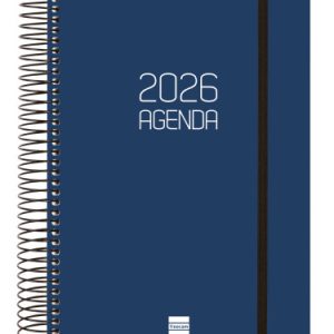AGENDA 2026 BASIC OPAQUE E10 155X212MM DIA PAGINA AZUL FINOCAM 742911026