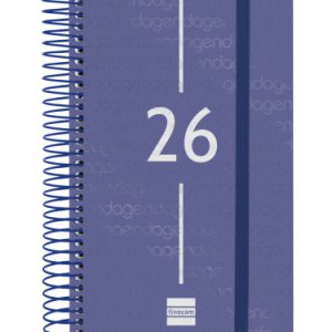 AGENDA 2026 BASIC YEAR E5 117X181MM DIA PAGINA AZUL FINOCAM 741091026