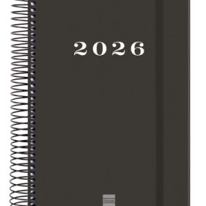 AGENDA 2026 BASIC MY E10 155X212MM DIA PAGINA NEGRO FINOCAM 743526026