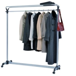 PERCHERO ALBA DE GRAN CAPACIDAD CON RUEDAS 540X1530X1715 MM GRIS ARCHIVO 2000 ALPMGROUP3 GS
