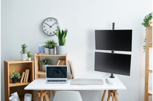 BRAZO VERTICAL PARA DOS MONITORES (2 PANTALLAS HORIZONTAL DE HASTA 32" Y 29" EN VERTICAL) KENSINGTON K53802WW - Imagen 7