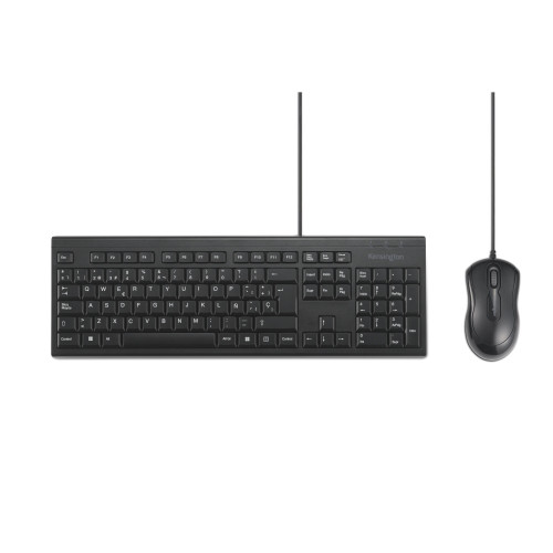 CONJUNTO DE RATÓN Y TECLADO MODELO KM100 EQ CON CABLE COLOR NEGRO KENSINGTON K75452ES - Imagen 2