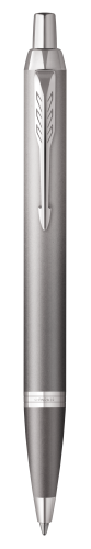 BOLIGRAFO ROLLER ACABADO GRIS PUNTA MEDIA + ESTUCHE REGALO PARKER 2203898