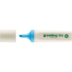 MARCADOR FLUORESCENTE ECOLINE 24 COLOR AZUL CLARO EDDING 24-010