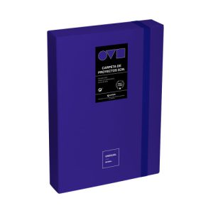 CAJA DE PROYECTOS 5CM EN POLYFOAM UNEQUAL MINIMAL AZUL GRAFOPLAS 91271230