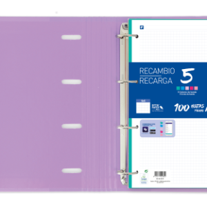 SEPARADORES CARTULINA STRONGLINE A4 5 POSICIONES - 5 COLORES PASTEL OXFORD 400149956