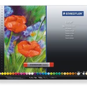 ESTUCHE DE CARTÓN CON 36 PASTELES, COLORES SURTIDOS STAEDTLER 2420 C36