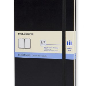 CUADERNO DE BOCETOS NEGRO L (13X21CM) MOLESKINE ARTQP063