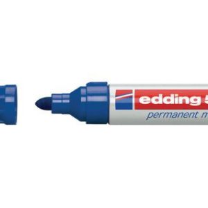 MARCADOR PERMANENTE PUNTA REDONDA 3-4MM 550 AZUL EDDING 550-03