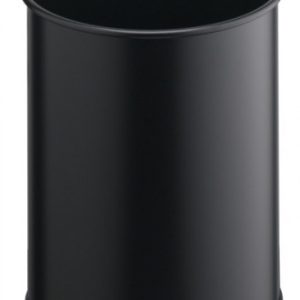 PAPELERA METALICA DE 15L LISA COLOR NEGRO DURABLE 3301-01