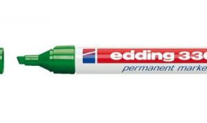 MARCADOR PERMANENTE PUNTA BISELADA 1-5MM 3300 VERDE EDDING 3300-04
