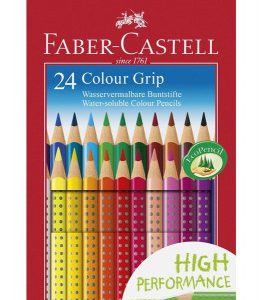 ESTUCHE 24 LAPICES COLOR GRIP FABER CASTELL 112424