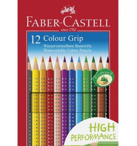 ESTUCHE 12 LAPICES COLOR GRIP FABER CASTELL 112412