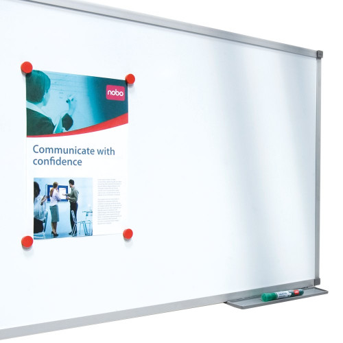 PIZARRA BLANCA MAGNETICA LACADA MODELO BASIC 900 X 600 MM. NOBO 1905210 - Imagen 2