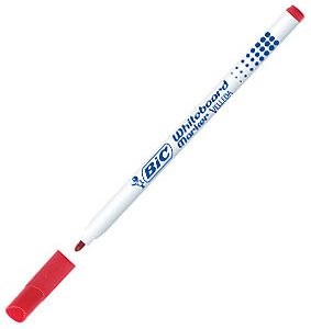MARCADOR PARA PIZARRA BLANCA 1721 TINTA A BASE DE ALCOHOL TRAZO 1MM. ROJO VELLEDA 841840
