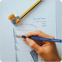 LAPIZ HEXAGONAL NORIS GRADUACION 2B SIN GOMA STAEDTLER 120-0 - Imagen 2