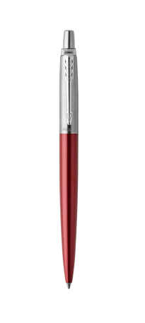 BOLÍGRAFO RETRÁCTIL JOTTER KENSINGTON ROJO CON RIBETE CROMADO PUNTO MEDIO TINTA AZUL PARKER 1953187