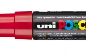 MARCADOR PC-8K POSCA PUNTA B 8MM. ROJO UNI-BALL 300525000