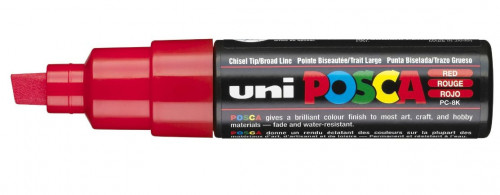 MARCADOR PC-8K POSCA PUNTA B 8MM. ROJO UNI-BALL 300525000