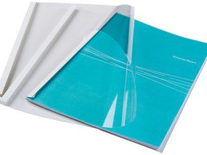 PACK 100 CARPETAS TERMICAS ESTÁNDAR 6 MM. FELLOWES 53154