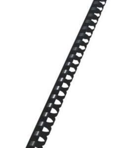 PACK 100 CANUTILLOS PLASTICO 12 MM. NEGRO FELLOWES 5346507