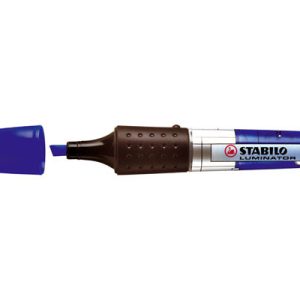 MARCADOR FLUORESCENTE LUMINATOR TRAZO 2/5MM. AZUL STABILO 71/41