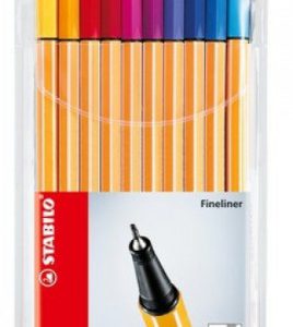 ESTUCHE 20 ROTULADORES PUNTA FINA 0,4MM. POINT 88 COLORES SURTIDOS STABILO 8820