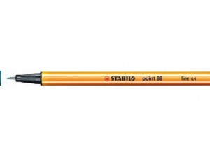 ROTULADOR PUNTA FINA POINT 88 0.4MM TURQUESA STABILO 88/51