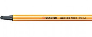 ROTULADOR PUNTA FINA POINT 88 0.4MM NARANJA NEON STABILO 88/054