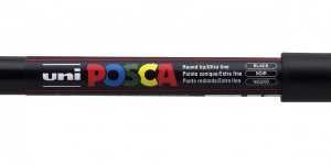 MARCADOR POSCA PC-1MR 0,7MM NEGRO UNI-BALL 289827000