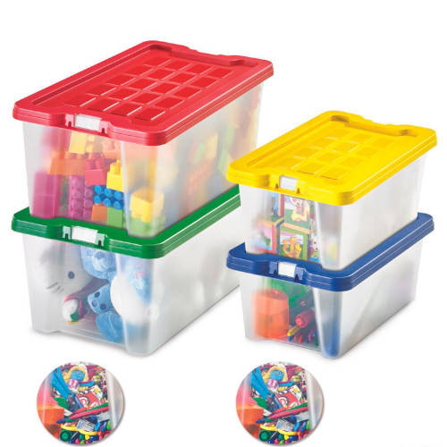 CAJA MULTIUSO POLIPROPILENO FORMATO 9,2 LITROS 371X226X160 MM. GRANDE FAIBO 883 - Imagen 2
