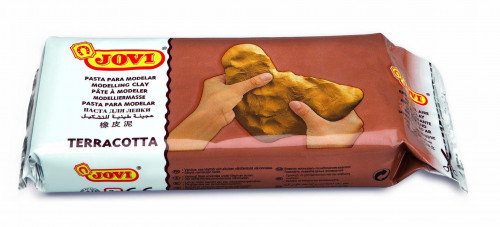 PASTILLA PASTA MODELAR AIR DRY ENDURECIBLE AL AIRE 500 G TERRACOTTA JOVI 88