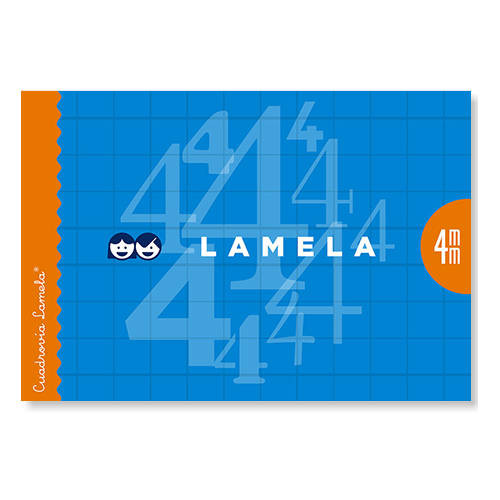 LIBRETA CUBIERTA BASICA 4ยบ APAISADO RAYADO 4 MM 30 HOJAS APAISADA LAMELA 06AP04