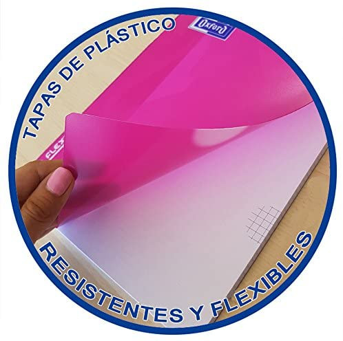 CUADERNO TAPA EXTRADURA FOLIO 80 HOJAS 4X4 COLORES SURTIDOS OXFORD 400122760 - Imagen 3