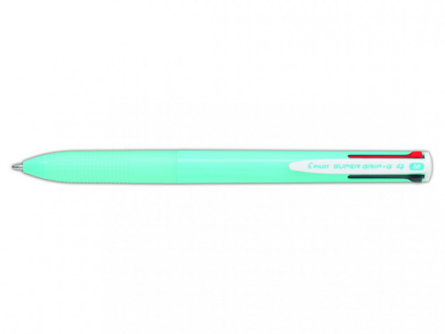 BOLIGRAFO SUPERGRIP G - 4 COLORES - CUERPO COLOR- AZUL CLARO PILOT BPKGG-35M-LB