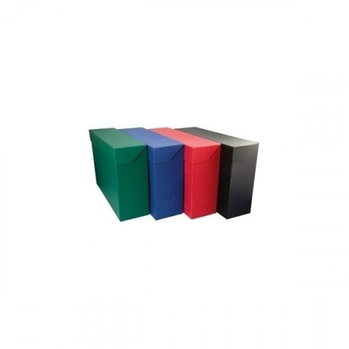 CAJA TRANSFERENCIA FOLIO CARTON FORRADO EN GELTEX (39X25,5 X11 CM) ROJO MARIOLA 1685RO