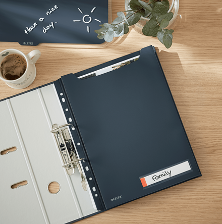 P-3 FUNDA PRIV. COSY GRAN CAPACIDAD GRIS LEITZ 46680089 - Imagen 2