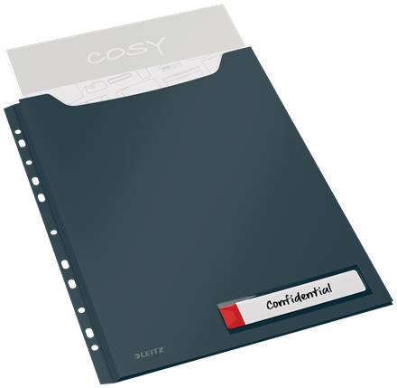 P-3 FUNDA PRIV. COSY GRAN CAPACIDAD GRIS LEITZ 46680089 - Imagen 3
