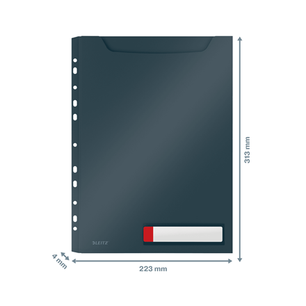 P-3 FUNDA PRIV. COSY GRAN CAPACIDAD GRIS LEITZ 46680089 - Imagen 4