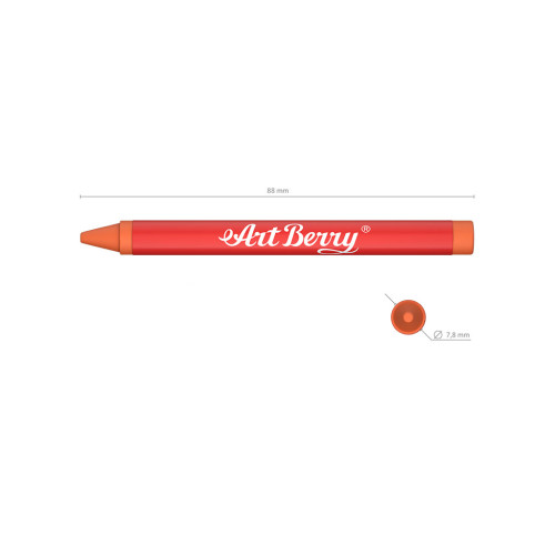 ESTUCHE DE CERAS DE PLĂSTICO 24 COLORES ARTBERRY 34931 - Imagen 2
