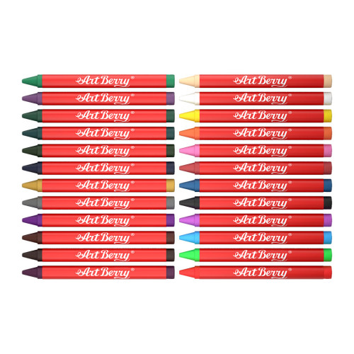 ESTUCHE DE CERAS DE PLĂSTICO 24 COLORES ARTBERRY 34931 - Imagen 3