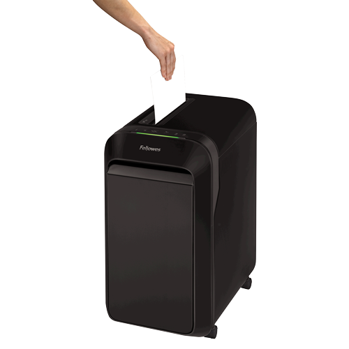 DESTRUCTORA FELLOWES LX-220 MINICORTE NEGRA FELLOWES 5502601 - Imagen 4