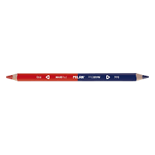 LĂPICES BICOLORES MAXI AZUL - ROJO TRIANGULARES MILAN 702612 - Imagen 2