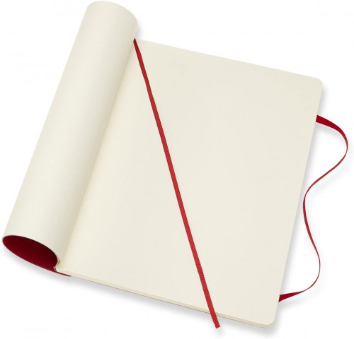 LIBRETA CLASICA TAPA BLANDA ROJO ESCARLATA XL (19X25CM) LISA MOLESKINE QP623F2 - Imagen 2
