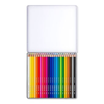 ESTUCHE DE METAL CON 24 LĂPICES, COLORES SURTIDOS STAEDTLER 14610C M24 - Imagen 2