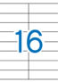 CAJA 100 HOJAS ETIQUETA BLANCA ILC 105X35 1287 APLI - Imagen 2